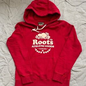 Roots Athletic Red Pullover Hoodie